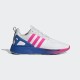 Adidas ZX 2K FLUX Chaussures Crystal Blanche/Shock Rose/Bleu FY0607