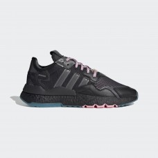 Adidas Ninja Nite Jogger Chaussures Core Noir/Gris Five/Bleu Glow Q47198