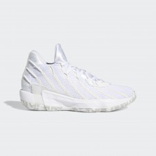 Adidas Dame 7 I Am My Own Fan Chaussures Cloud Blanche/Argenté Metallic/Core Noir FY0158