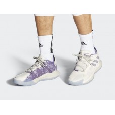 Adidas Dame 6 Blanche/Violet FU9448