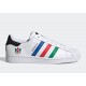 Adidas Superstar Cloud Blanche/Vert/Core Noir FU9521