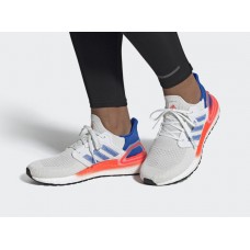 Adidas Ultra Boost 2020 Blanche/Bleu EG0708